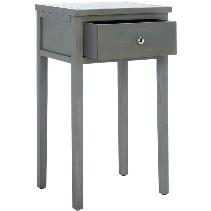 Abel Nightstand With Storage Drawer - AMH6626 - Ash Grey - Safavieh Couture