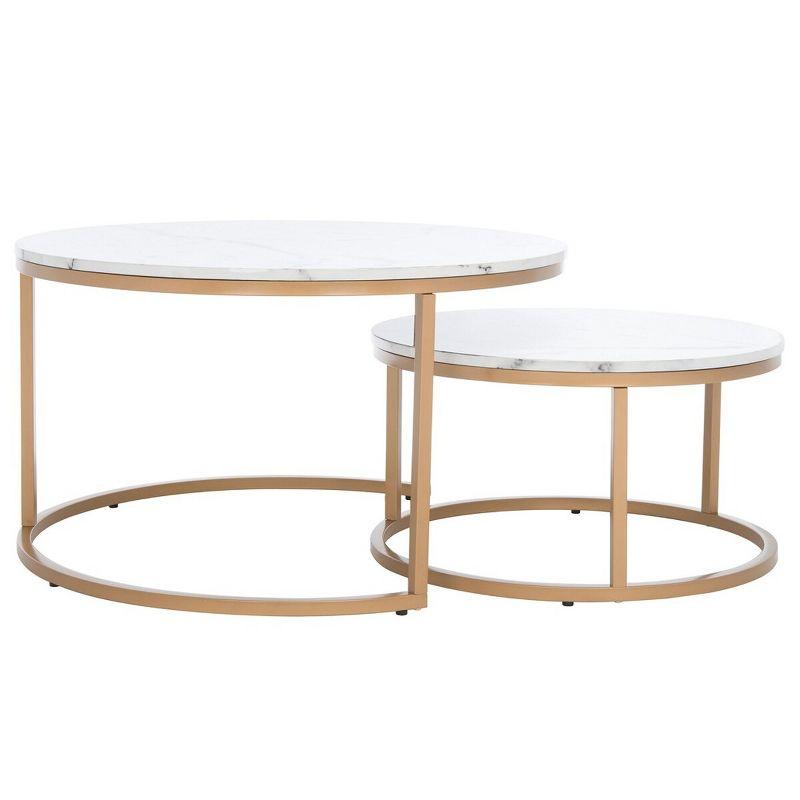 Peppino 2 Round Nest Cof Table - Safavieh