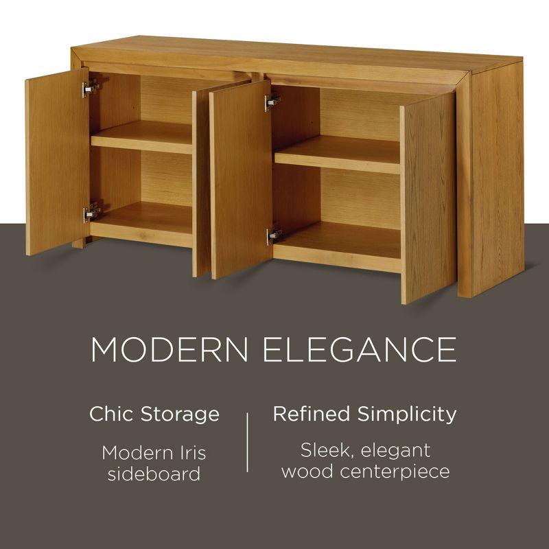 Maven Lane Iris Contemporary Wooden Sideboard