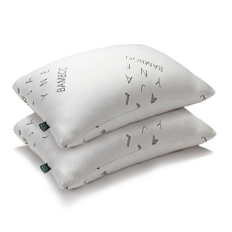 Ella Jayne Home Ella Jayne Bamboo 2-Piece Bundle: Bamboo Mattress Pad & Shredded Memory Foam Pillow Jumbo