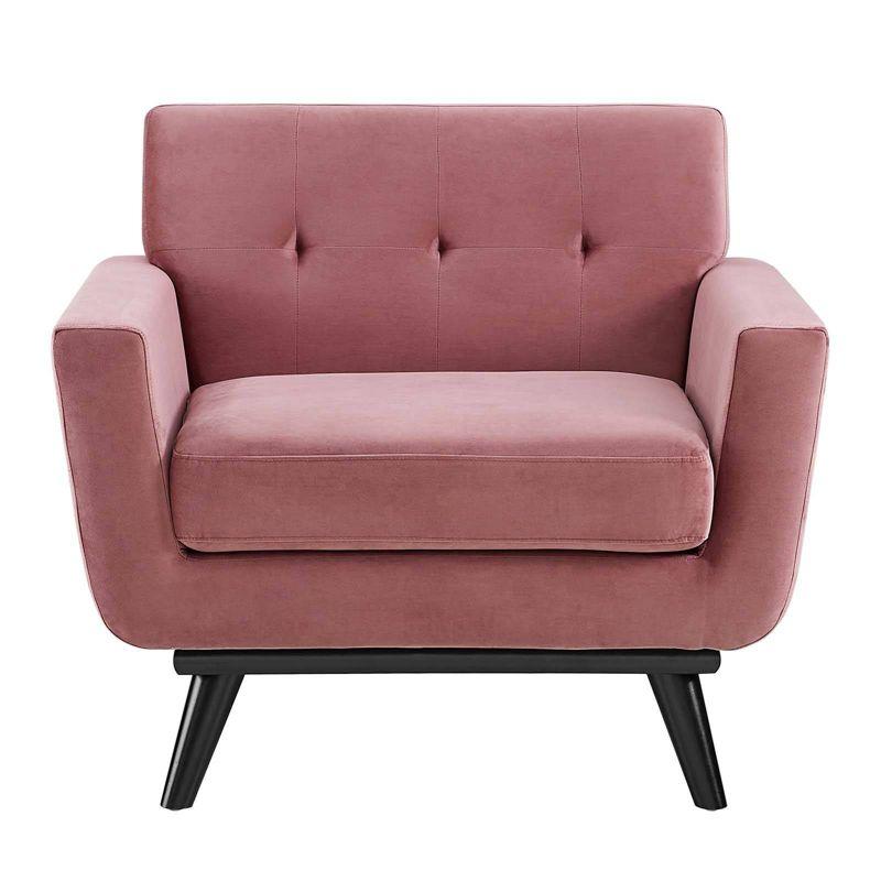Engage Performance Velvet Armchair Dusty Rose - Modway