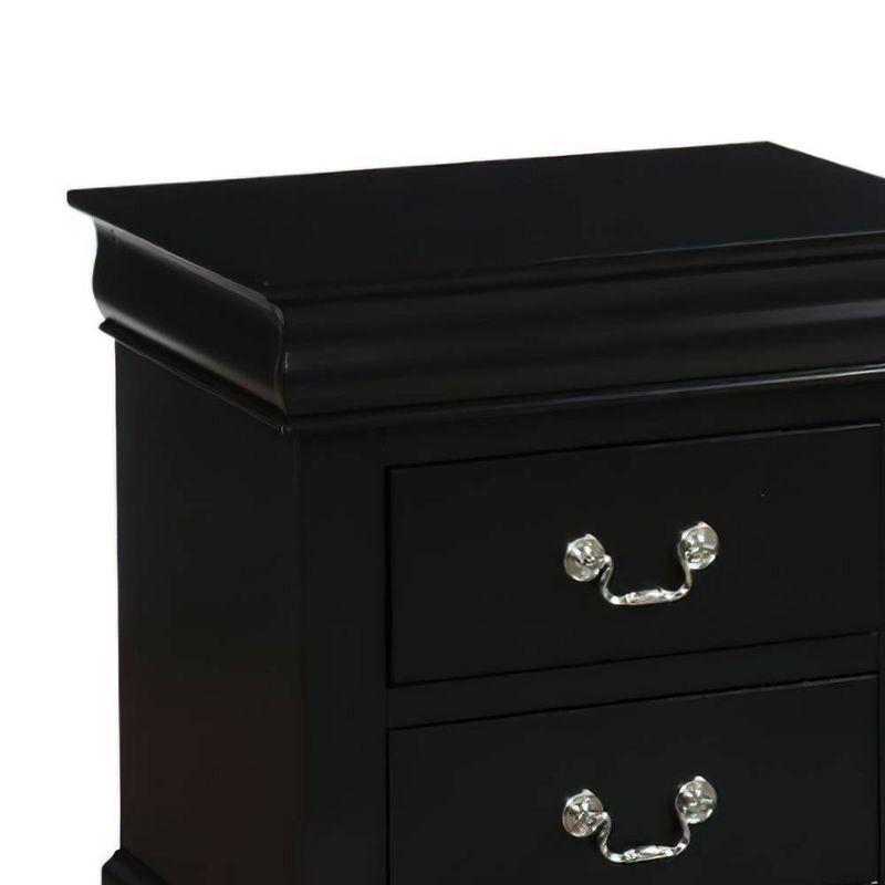 Acme Furniture Louis Philippe III Nightstand Black