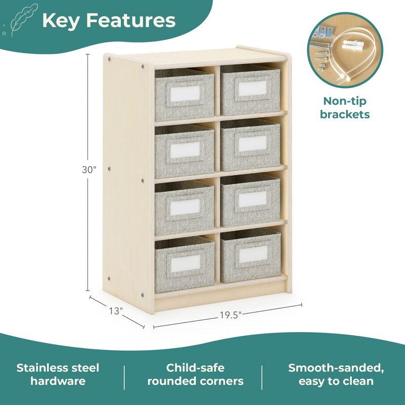 EdQ Essentials Bin Cubby Storage Organizer
