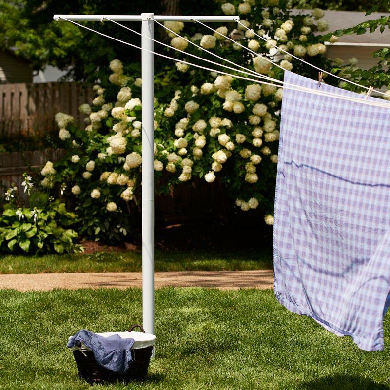 Rebrilliant Metal Clothesline Pole