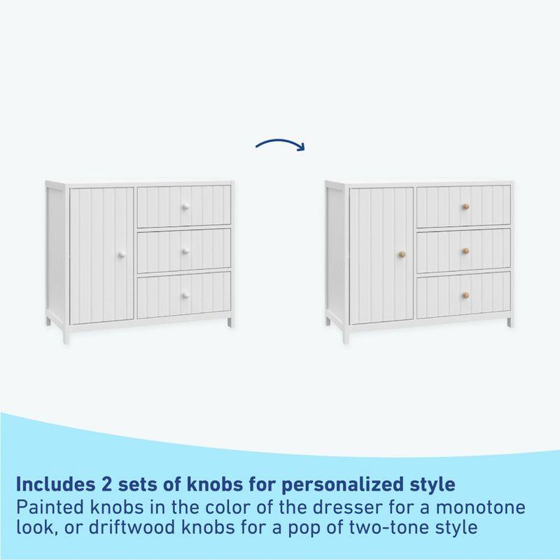 Teddi 3 Drawer Combo Dresser