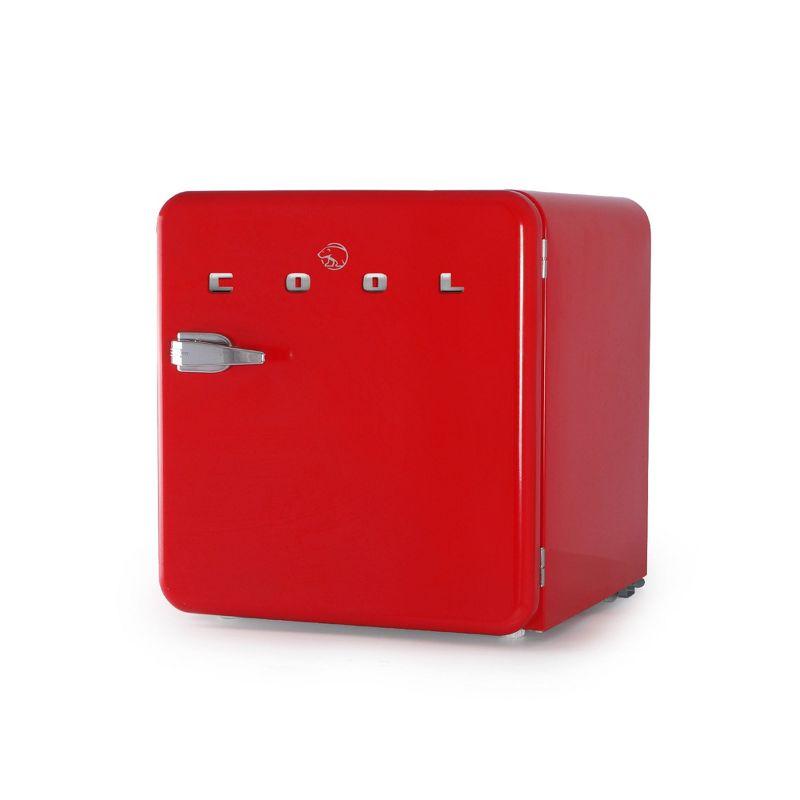 COMMERCIAL COOL Retro Refrigerator 1.6 Cu. Ft., Red