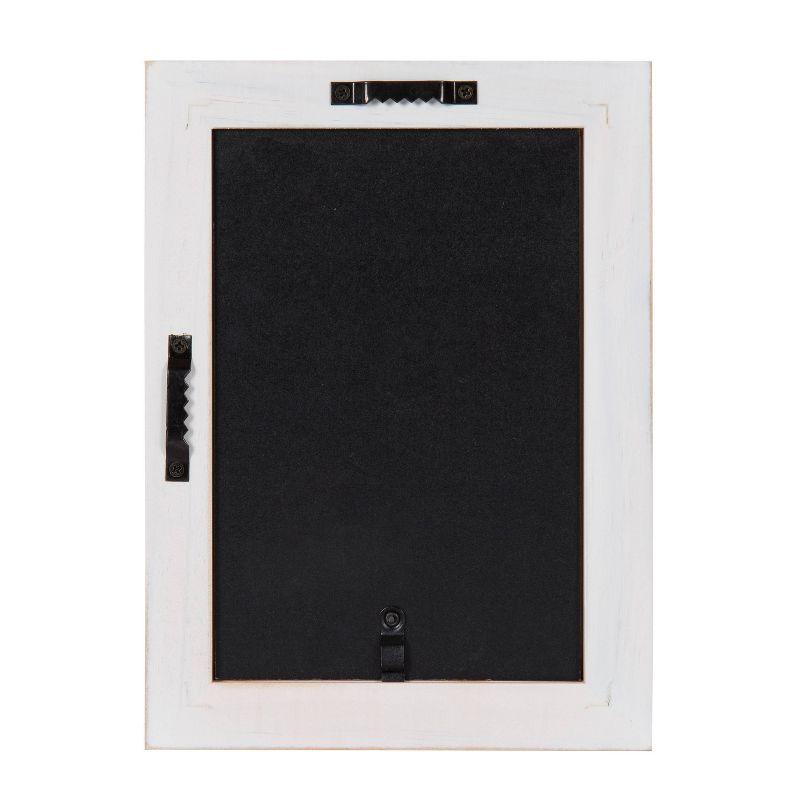 6pc Bordeaux Frame Box Set White - Kate & Laurel All Things Decor: Modern Wall Gallery Kit, Wood Frames with Glass