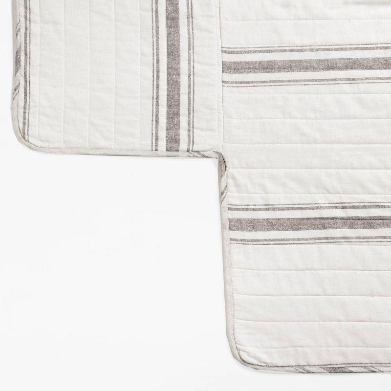 Lush Decor Gray Cotton Blend 6 Piece Coverlet / Bedspread Set