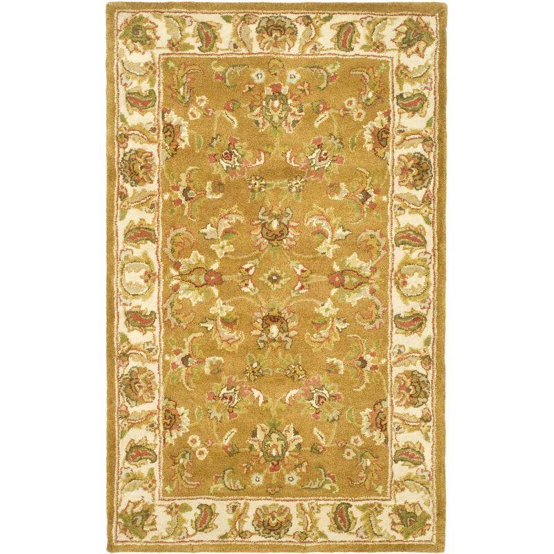 Heritage HG816 Hand Tufted Area Rug - Mocha/Ivory - 3'x5' - Safavieh.