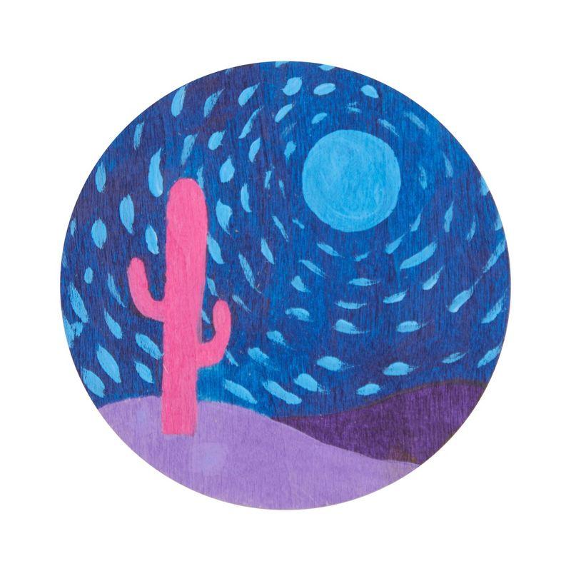 Juvale 36 Pack Unfinished Wood Circles for Crafts, 3 Inch Round Wooden Cutouts for DIY Projects