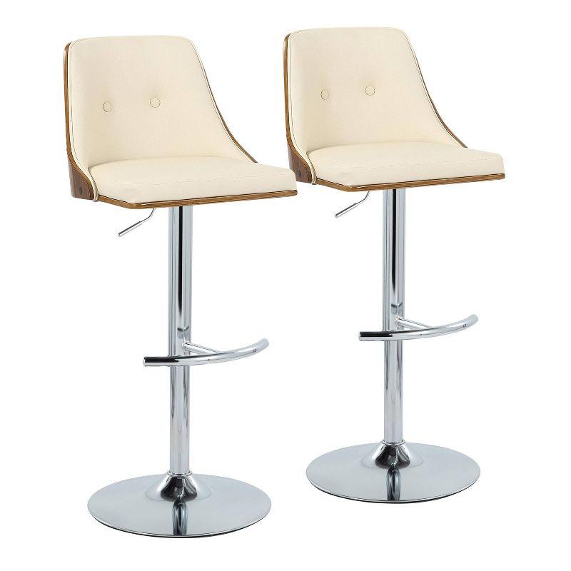 Set of 2 Gianna Adjustable Barstools - LumiSource