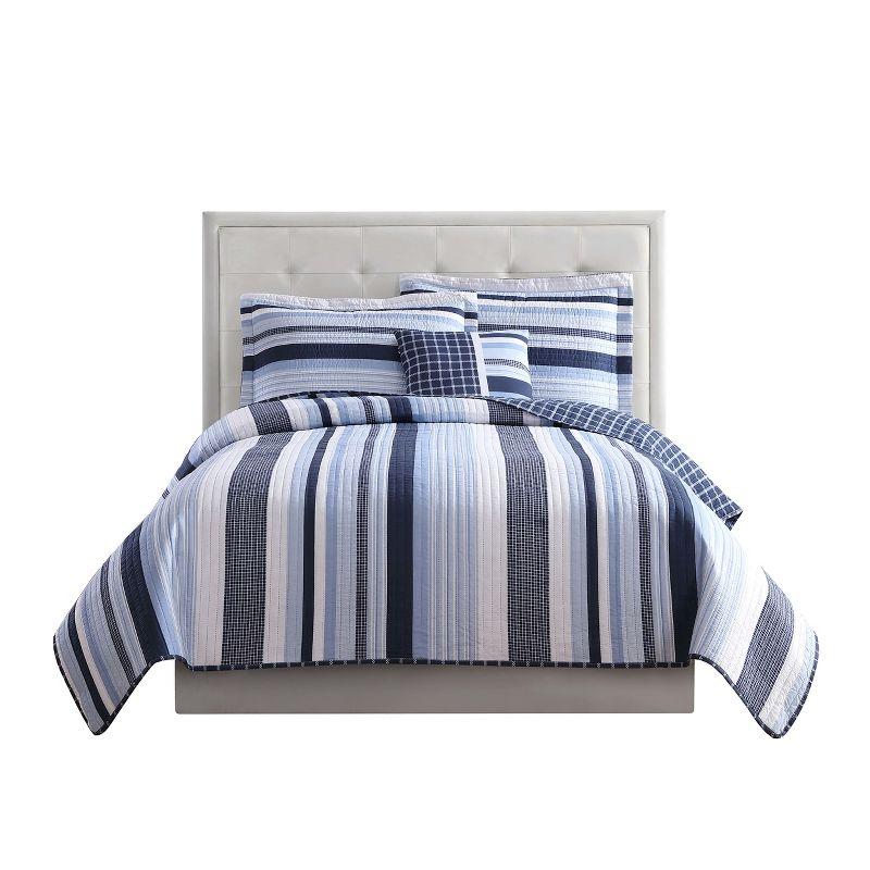 Mason Striped Quilt Set - My World