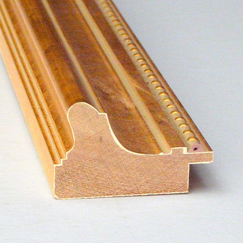 Amanti Art Townhouse Gold Wood Picture Frame Opening Size 24x36 in.