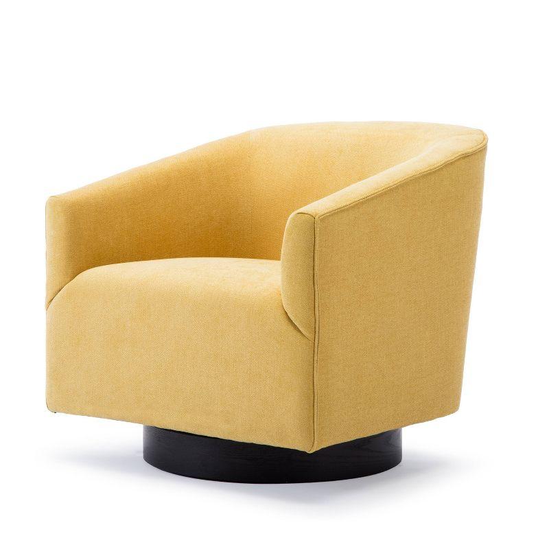 Donovan Upholstered Swivel Barrel Chair