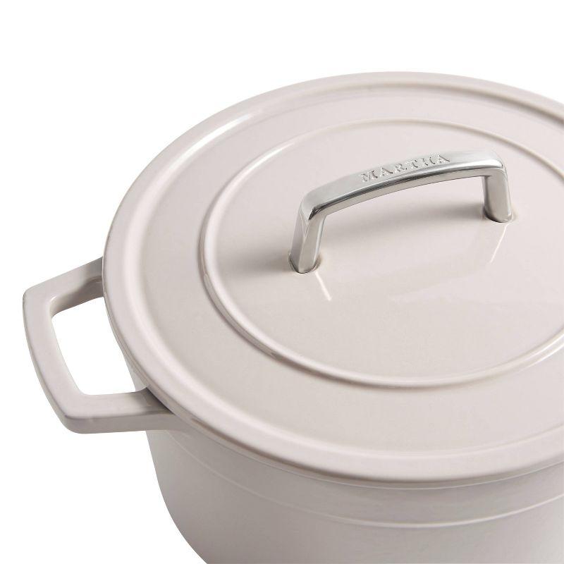 Martha Stewart Martha by Martha Stewart 5 QT Enameled Cast Iron Dutch Oven w/Lid | Wayfair