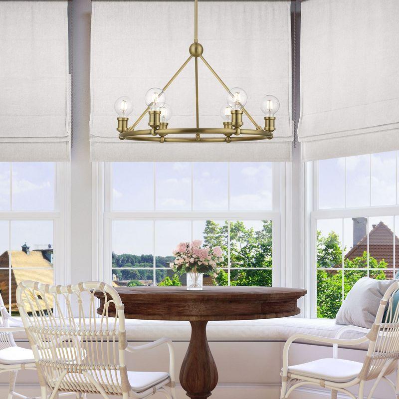 Livex Lighting Lansdale 6 - Light Chandelier in  Antique Brass