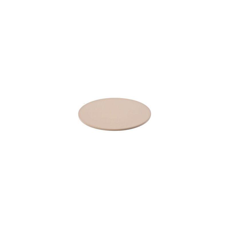 Beige 13" Round Ceramic Pizza Baking Stone