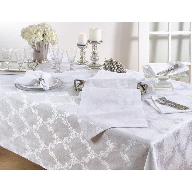 Saro Lifestyle Damask Sheen Table Runner