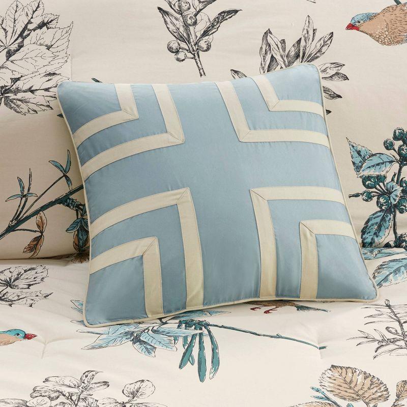 Madison Park Reversible 7 Piece Printed Cotton Twill Comforter Set