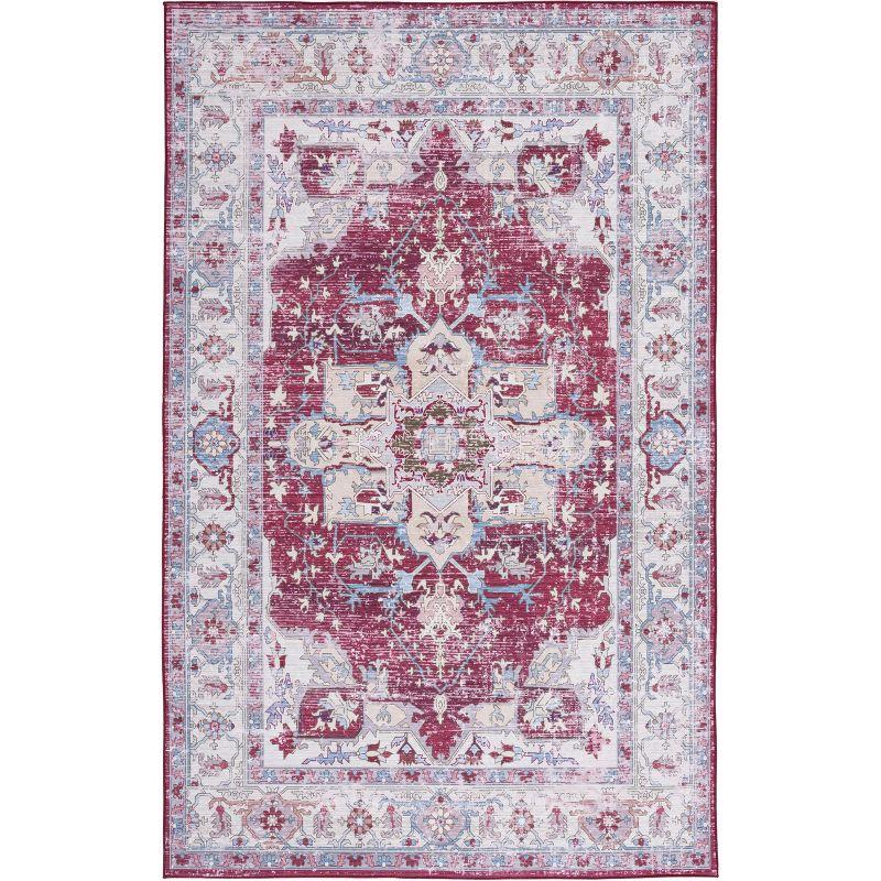 Bungalow Rose Tucson Performance Machine Washable Oriental Rug