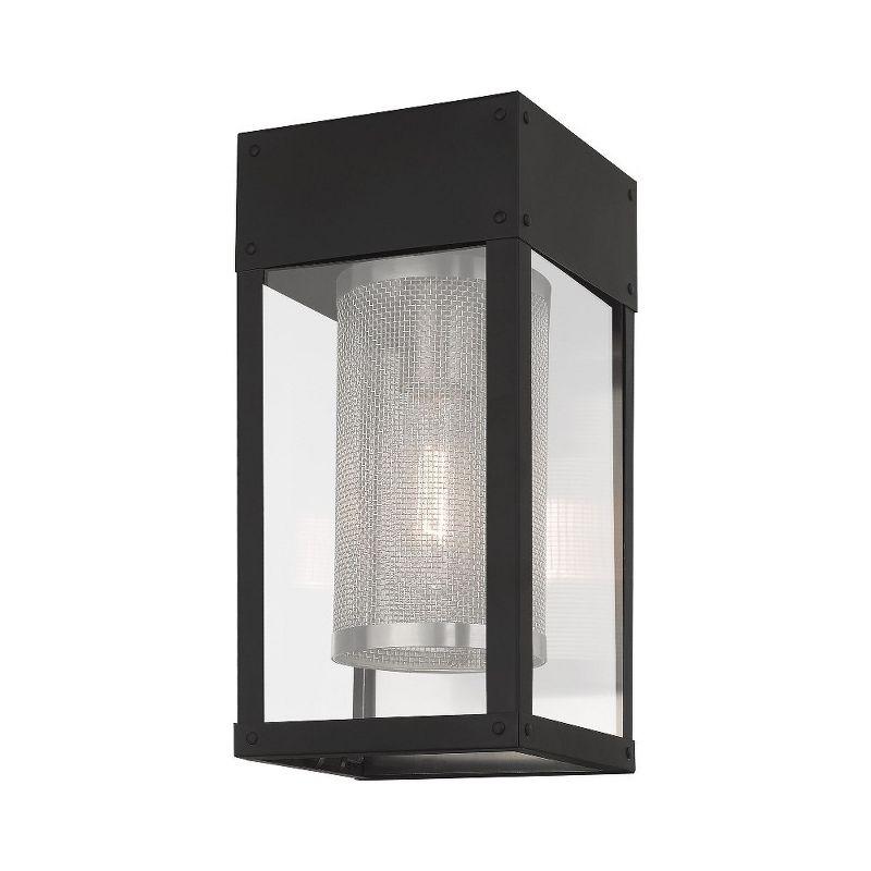 Livex Lighting Franklin 1 - Light Wall Light in  Black