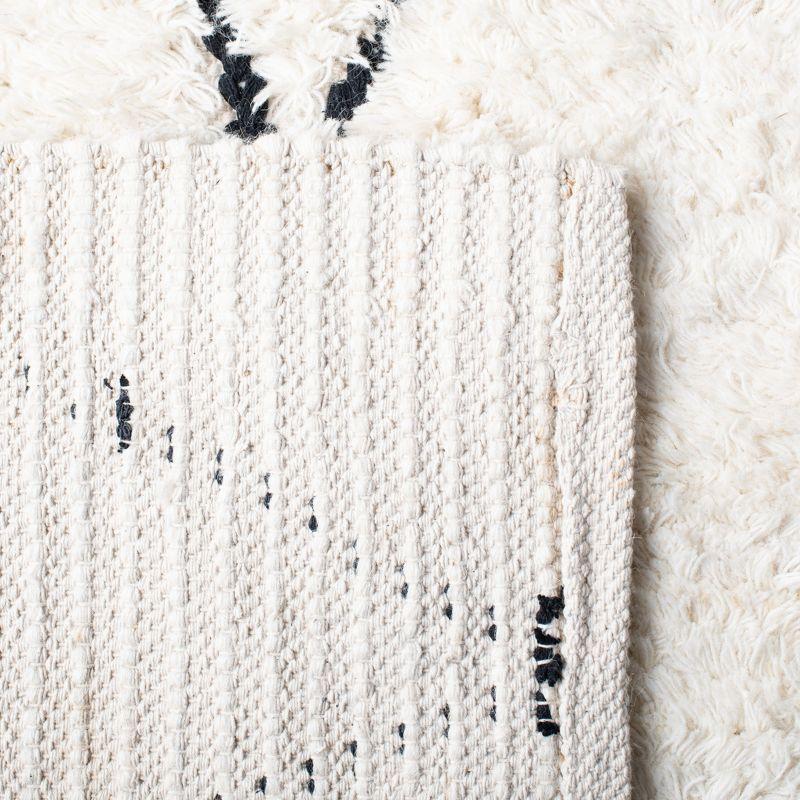 Natura NAT683 Hand Woven Indoor Area Rug - Ivory/Black - 5'x8' - Safavieh