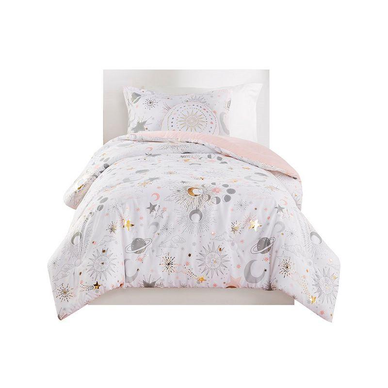 Blush and Gold Celestial Dreams Full Comforter Set