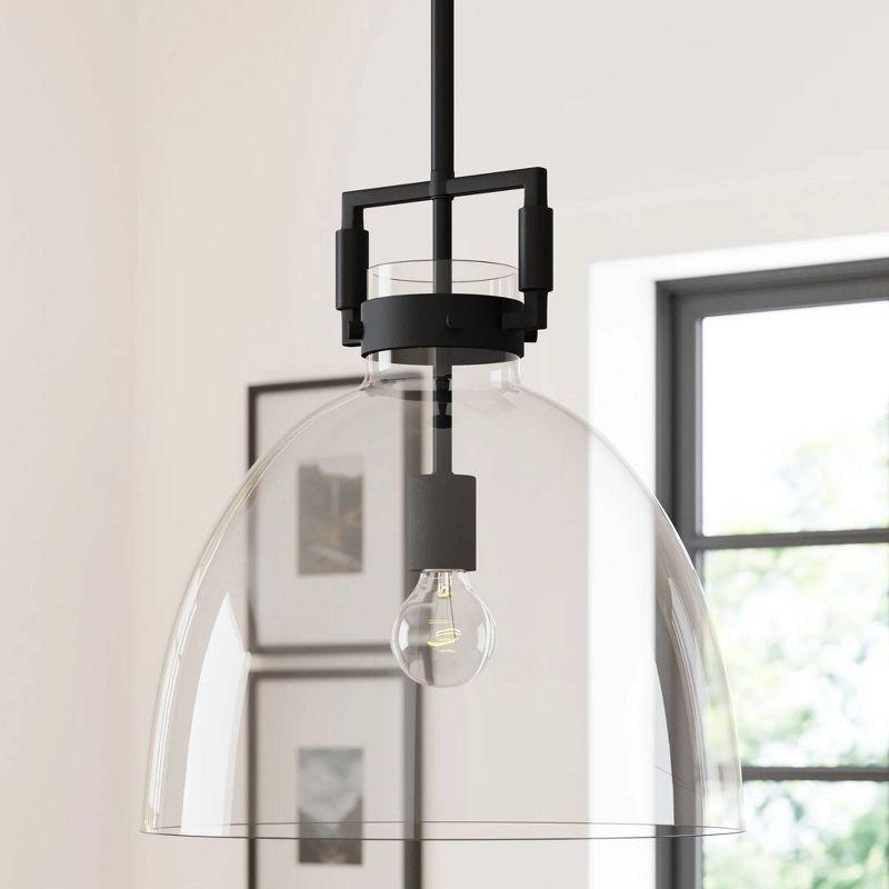 Leigh Glass Dome Shade Pendant Ceiling Light - Nathan James