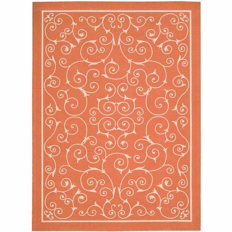 Nourison Home & Garden Loomed Scroll Indoor/outdoor Area Rug