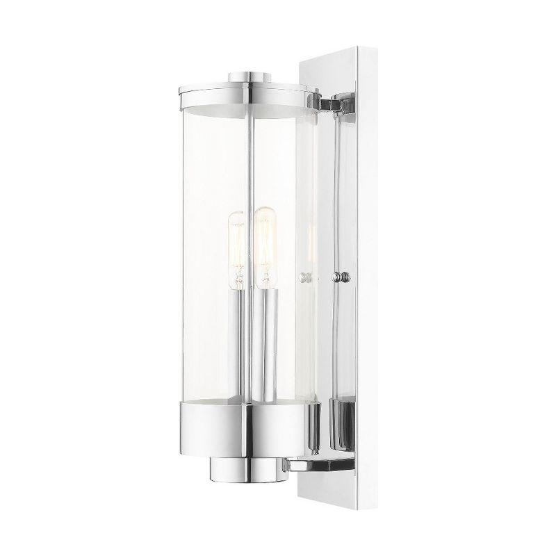 Livex Lighting Hillcrest 2 - Light Wall Light in  Polished Chrome