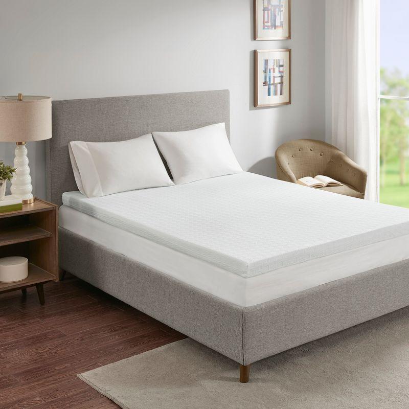 Madison Park 3" Cooling Gel Memory Foam Mattress Topper