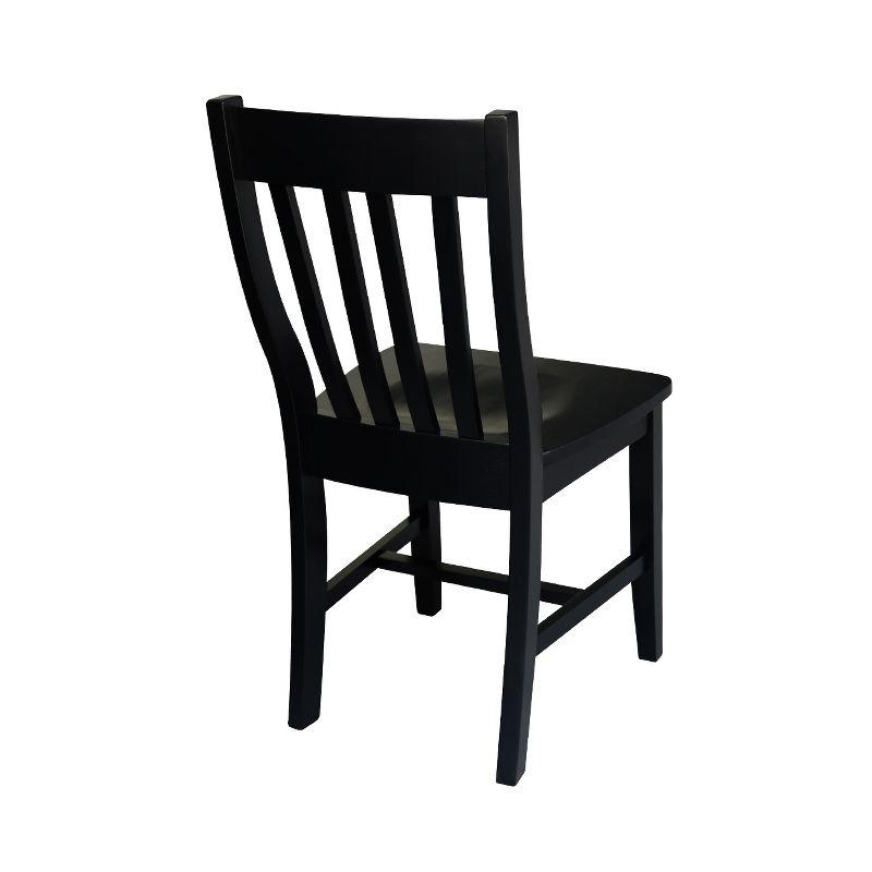 August Grove® Toby 18.5'' H Solid Wood Side Chair (Set of 2)