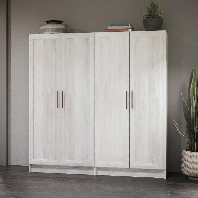 Prepac Elite 3 Shelf Accent Cabinet with Panel Doors