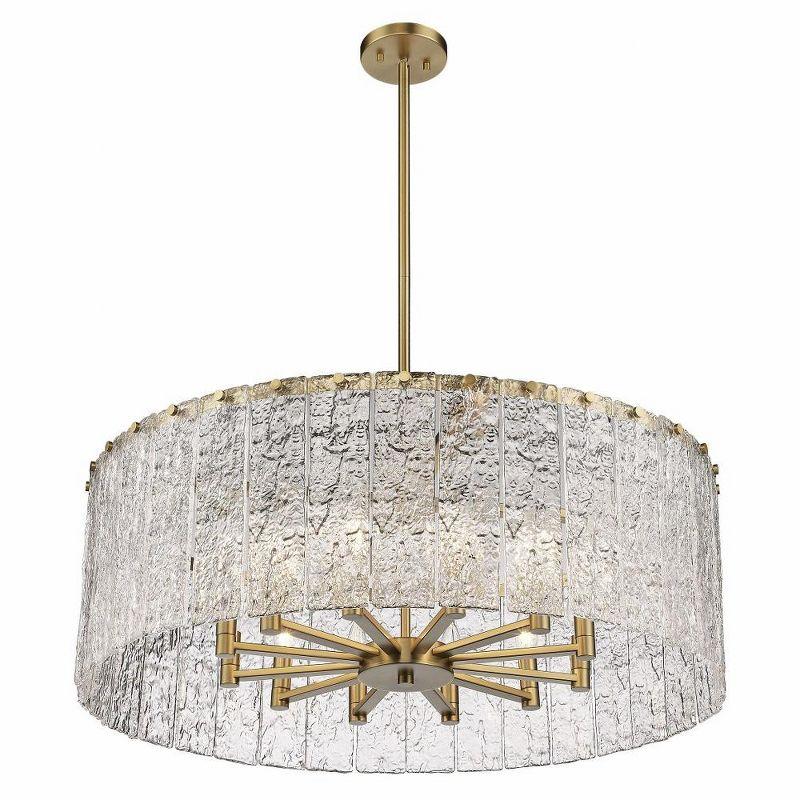 Z-Lite Glacier 12 - Light Chandelier in  Modern Gold