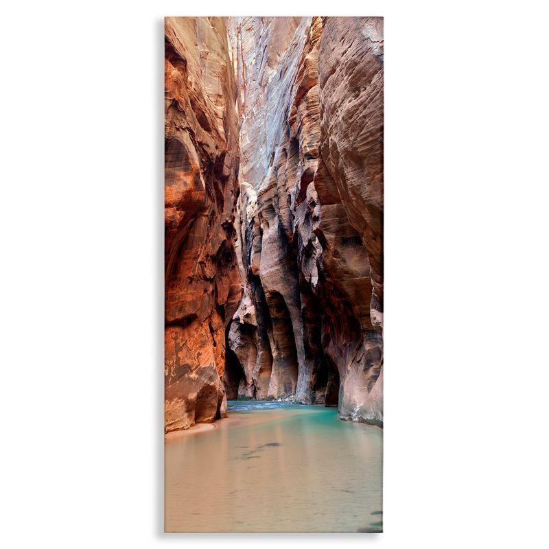 Zion National Park Cliffs Canvas Print Wall Art, 13" x 30"