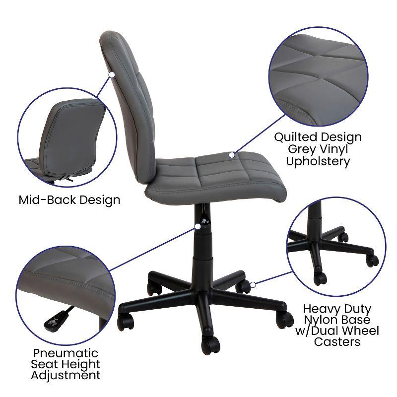 Bonavant Mid-Back Quilted Task Chair