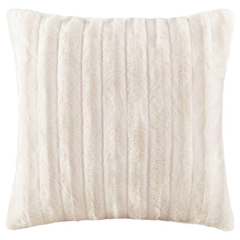 Luxurious York Faux Fur Plush Kids' Throw Pillow 20"x20"