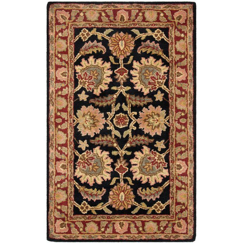 Classic CL359A Hand Tufted Accent Rug - Navy/Red - 2'x3' - Safavieh..