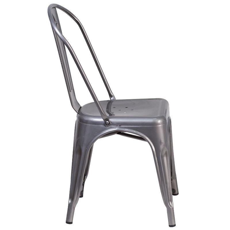 Metal Stacking Side Chair