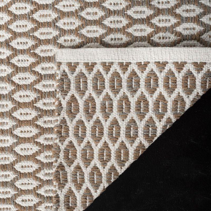 Montauk Beige and Ivory Handwoven Wool Cotton Area Rug