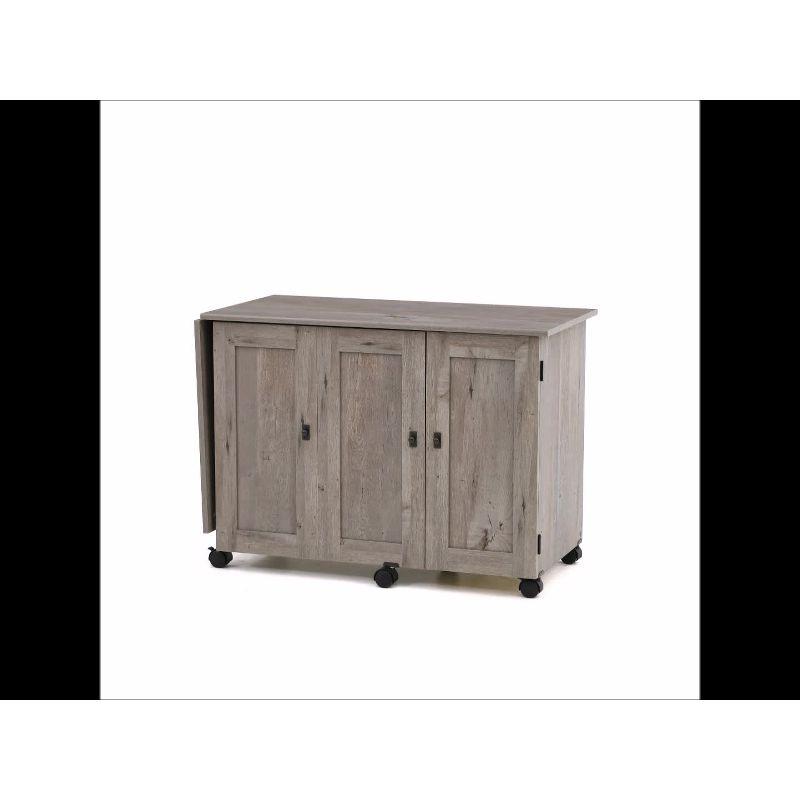Sauder 40.079'' x 19.449'' Sewing Table with Wheels