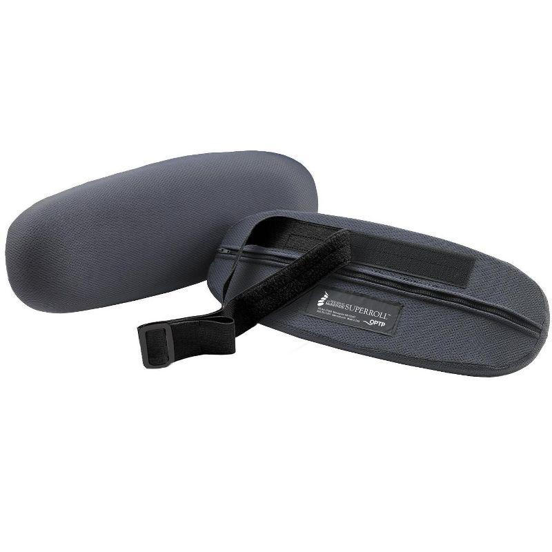 OPTP The Original McKenzie SuperRoll - USA-Made Low Back Lumbar Pillow for Office Chair Lumbar Support, Car Back Support Seat Cushions and Travel