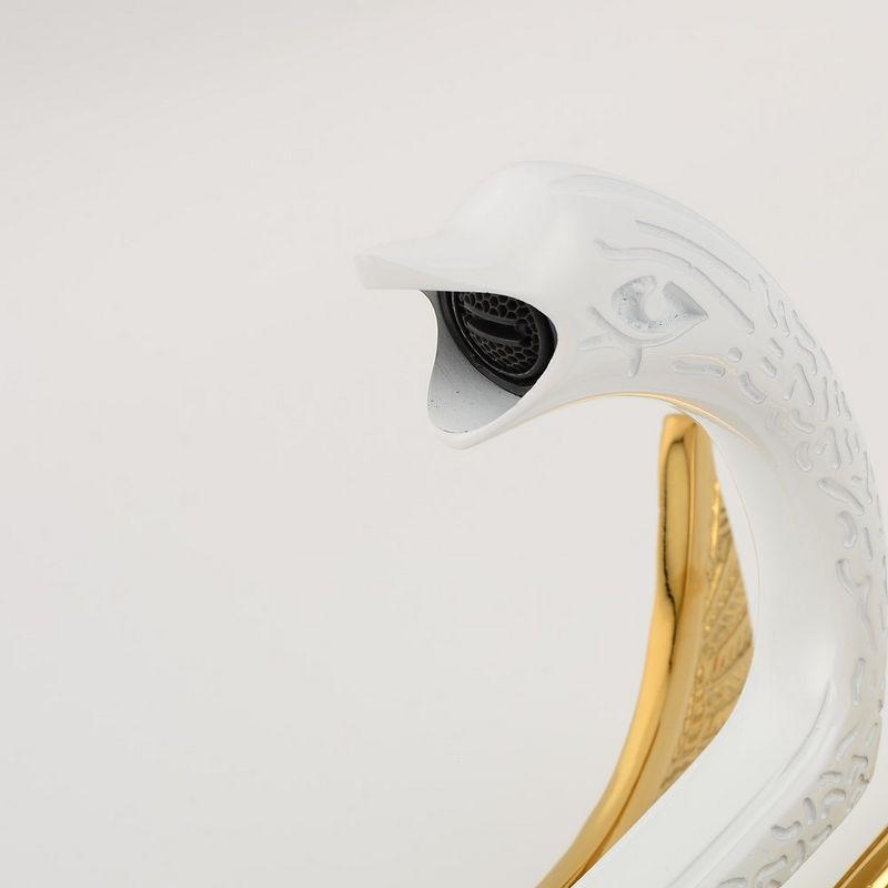 BWE Single Handle Vessel Sink Faucet with Pop-Up Drain in Gold