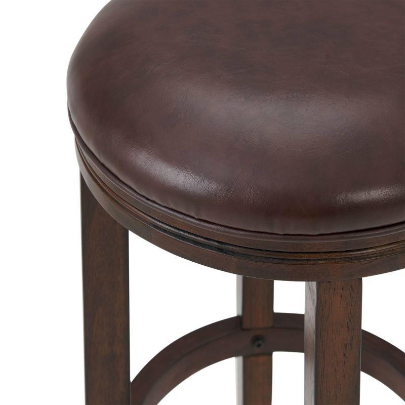 Natick Solid Rubber Wood Counter And Bar Stool