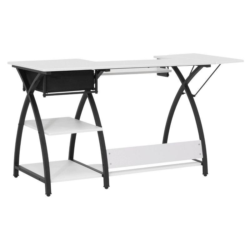 Comet Plus Hobby/Office/Sewing Desk: Adjustable for Crafts, Foldable Design - Sew Ready