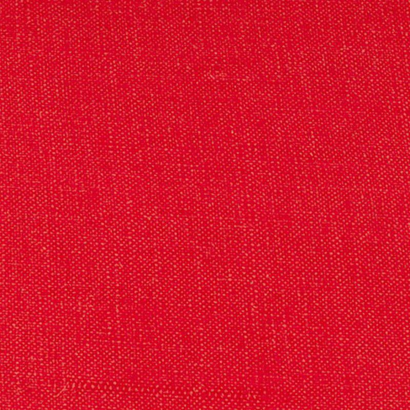 Ruby Red Cotton Minimalistic Throw Pillow 20" x 20"