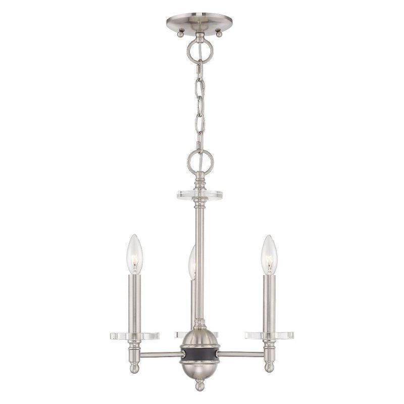 Livex Lighting Bennington 3 - Light Chandelier in  Brushed Nickel