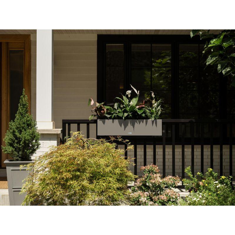 Block Series Railing Window Box Planter