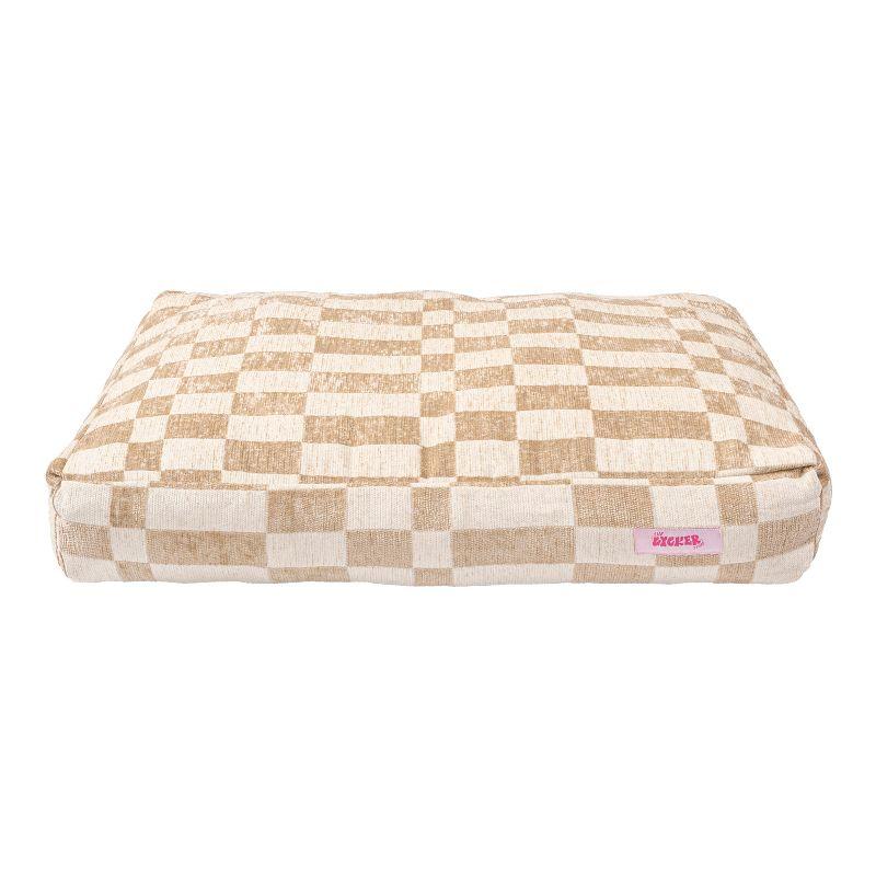 The Licker Store Mabel Designer Modern Ultra Soft Reversible Plush Rectangular Pet Bed with Washable Cover