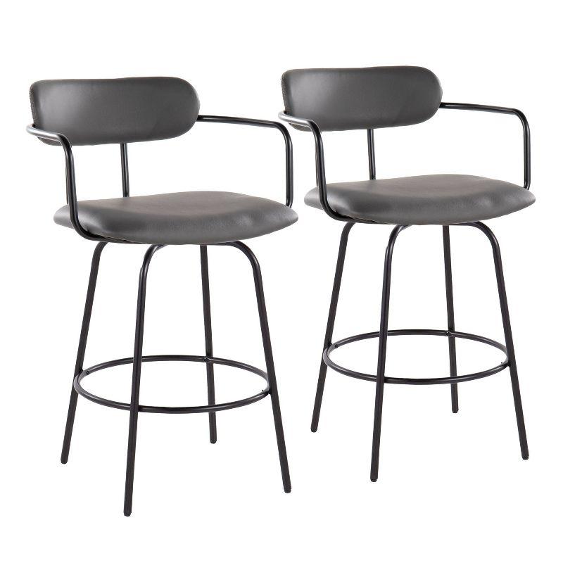 Set of 2 Demi Counter Height Barstools - LumiSource